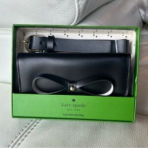 NIB Kate Spade Black Belt Bag